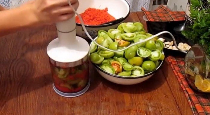 Рецепт из зеленых помидор на зиму быстро и легко