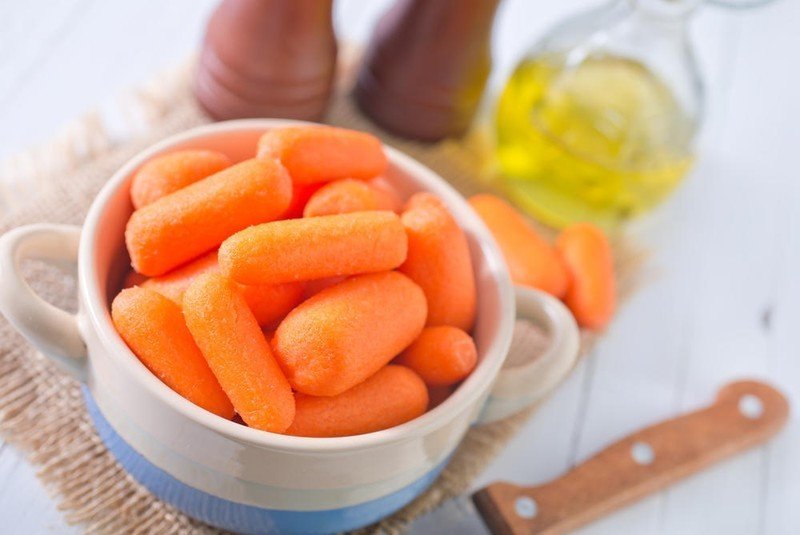 Оранжевый человек от морковки